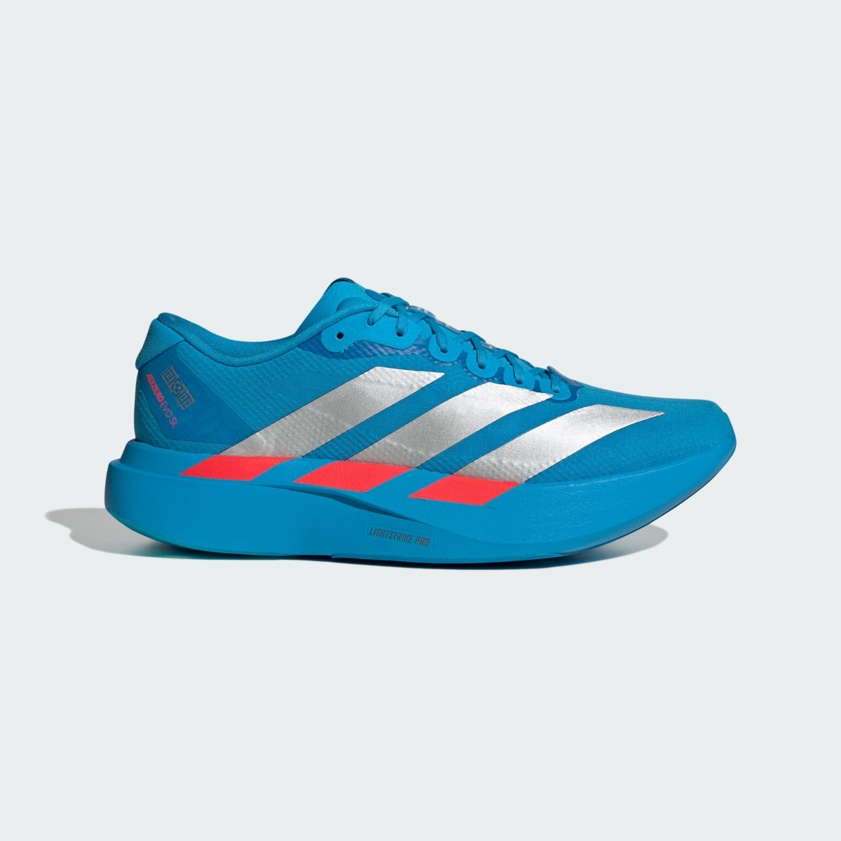 adidas Adizero Evo SL Woven Solar Blue Silver JR2023 Men's Size | eBay