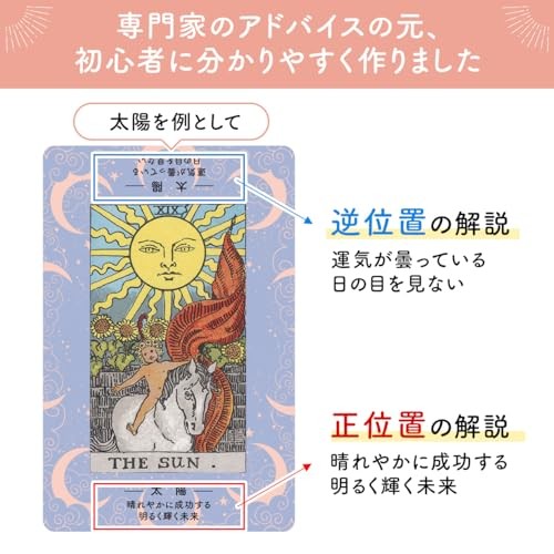 78 Karten mit Tarotkartenfiguren für Anfänger 78 Karten Japan - Bild 2 von 5