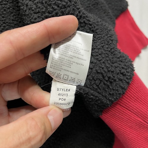 Fox Racing Sweatshirt Mens Large Red Full Zip Red Sherpa Line Hoodie Motocross - Picture 15 of 22