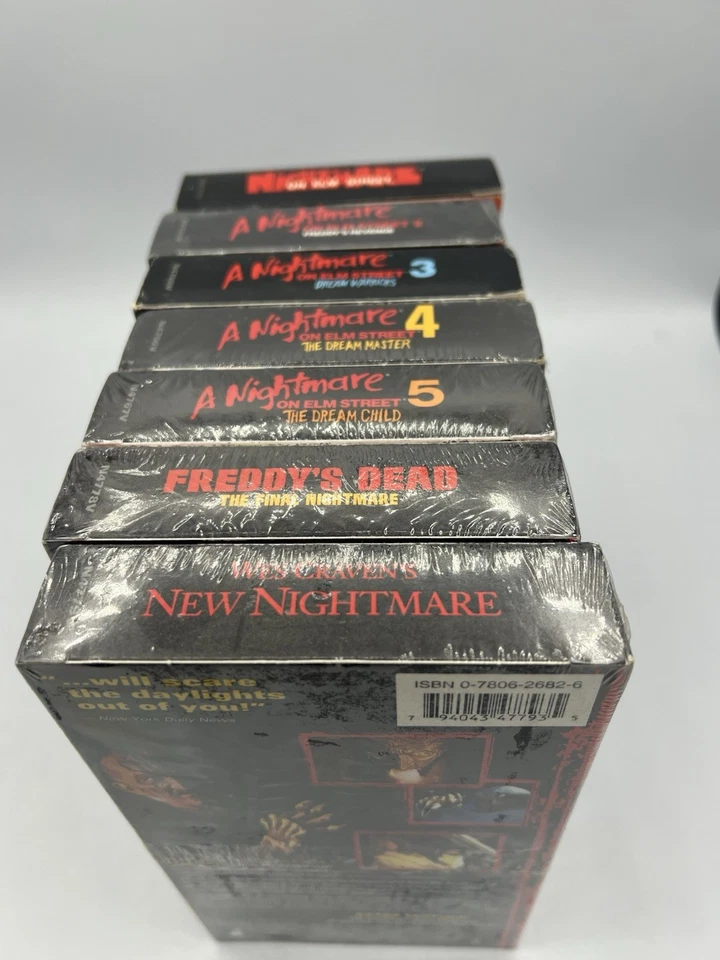The Nightmare on Elm Street Collection VHS Box Set 1999 Horror 1-7 Wes Craven - Image 4 of 4