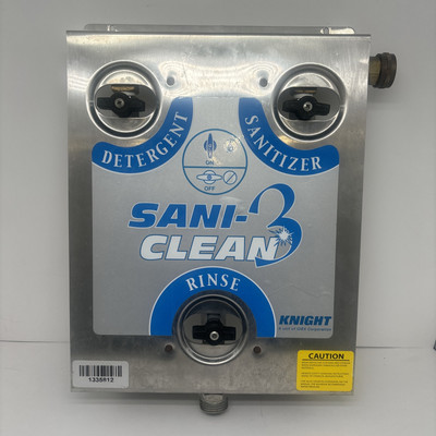 Knight SANI-CLEAN III Model SCIII Wall Mounted Foam Rinse System - EUC