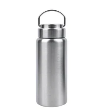 20oz Stainless Steel Water Bottle Single Wall Leakproof Reusable Sports Bottle