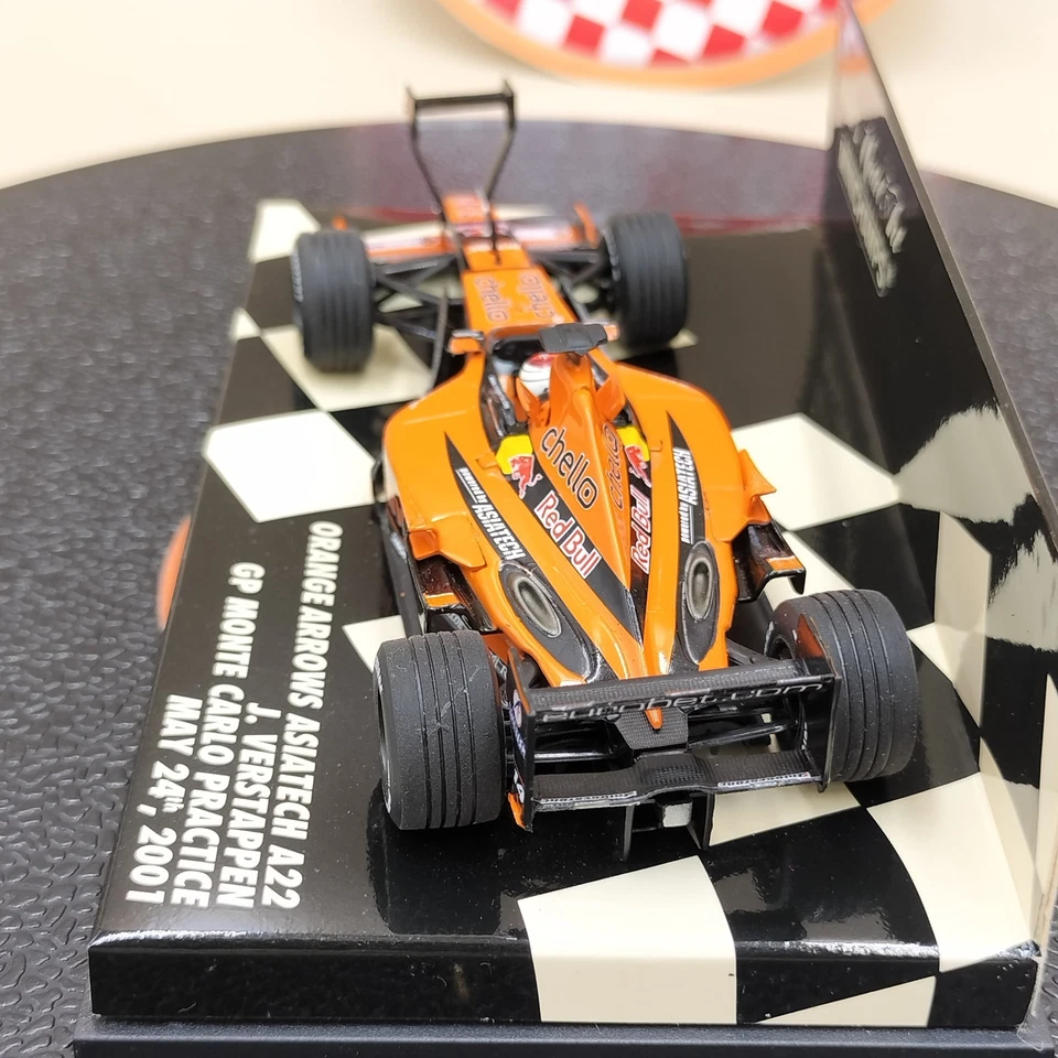 MINICHAMPS 1/43 Orange Arrows Asiatech A22 J. Verstappen Monte Carlo 400010114 - Image 4 of 4
