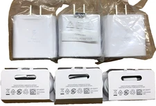 (Bulk Lot of 3 Sets) Samsung 45W Super Fast Charge Power Adapter + USB-C Cable