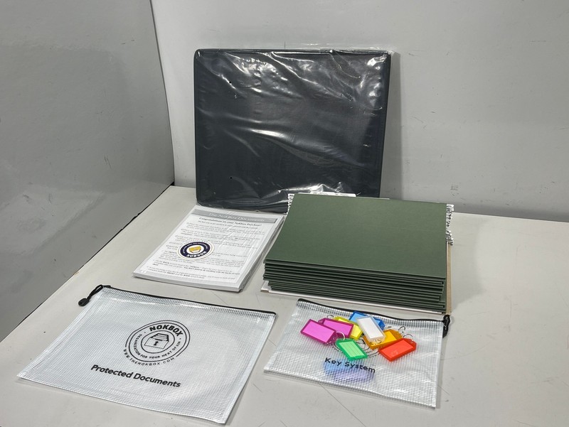 The NOKBox Fireproof Set-Next of Kin Organizer