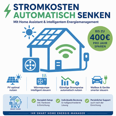  Home Assistant einrichten | Stromkosten automatisch senken mit PV & Wärmepumpe 