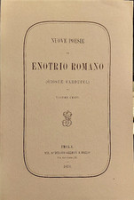 Enotrio Romano. (Giosuè Carducci). - Nuove Poesie. 