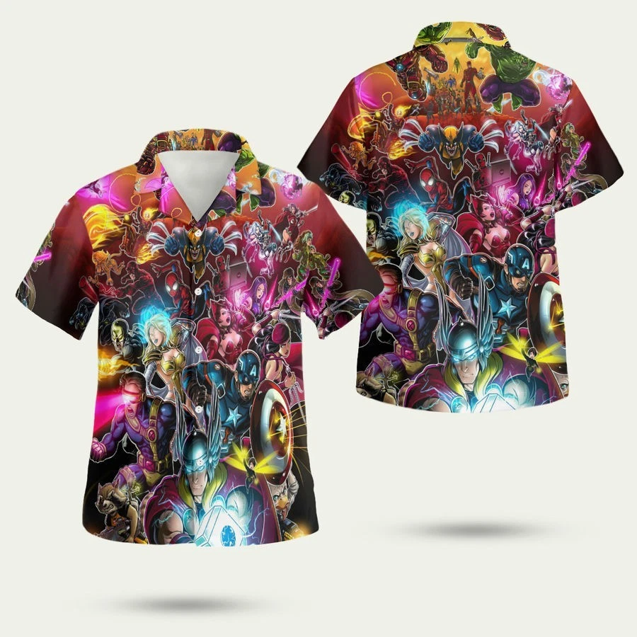 Xmen Avengers Hawaiian Shirt