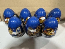 🦕 LOT OF 7 BLUE Jurassic World Dominion Captivz Dinosaur Mystery Egg