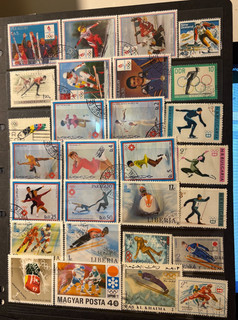 OLYMPICS Winter group of 28 stamps as scanned (571)