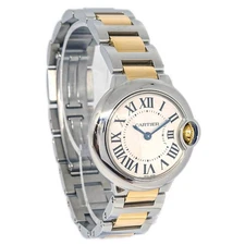 Cartier Ballon Bleu Ref.3009 Quartz Watch 18KYG SS 194795