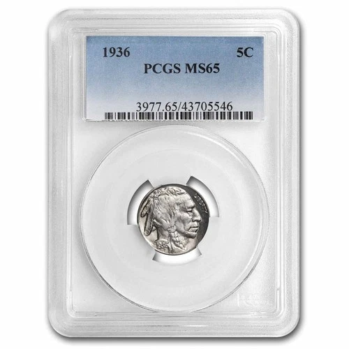 1936 Buffalo Nickel MS-65 PCGS