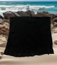 Stitch Black Gauze Skirt Size L/XL Swimsuit Cover Skirt