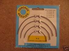 C.S. Osborne K 4 Curved Diamond Point Needle Pack