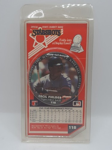Sealed Starshots 1991 Major League Baseball Greats Badges/Pins - Picture 25 of 108