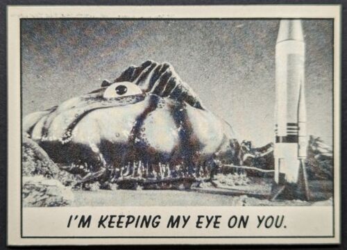 Alien Creature Blob Rocket 1966 Topps Monster Laffs tarjeta #49 (casi nuevo) - Imagen 1 de 2