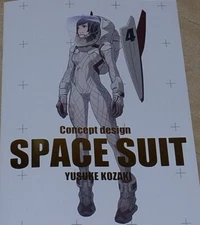 YUSUKE KOZAKI Concept design Art Book SPACE SUIT with Autograph C97