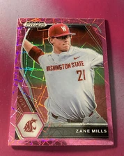 2021 PANINI PRIZM DRAFT PICKS ZANE MILLS PINK VELO PRIZM CARD #PDP120