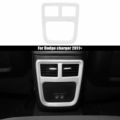 Rear Air Conditioner Outlet Vent Decor Trim Cover Bezels for Dodge Charger 2011+ - Picture 12 of 12