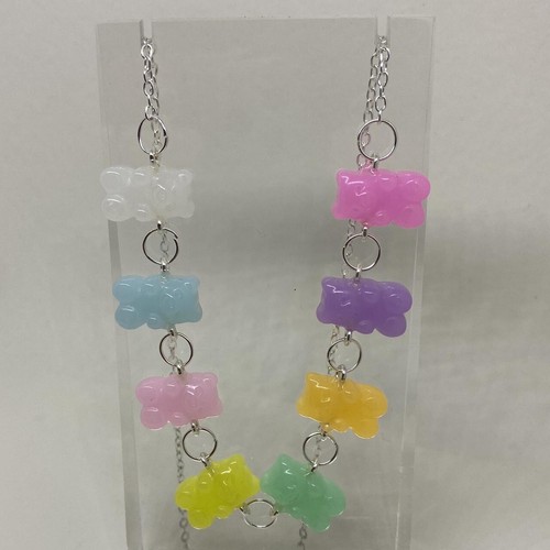 1 x sweetie Bear necklace. Choose your colour. Gummy Bear 20 Inches long - Picture 26 of 26
