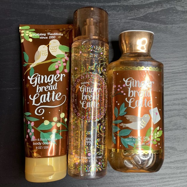 Gingerbread Latte Bath And Body Work Body Cream Shower Gel Body Spray