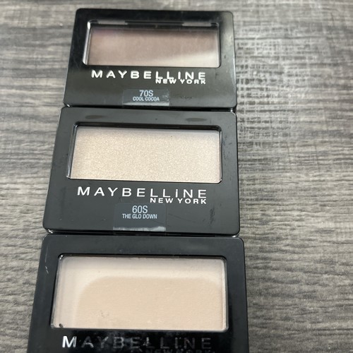 3 Pack: Maybelline Expert Wear Eyeshadow Singles, Cool Cocoa, Linen, Glo Down - Picture 2 of 3