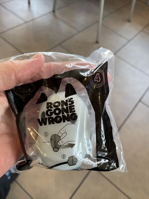 NEW! McDonald s Happy Meal Toy 2021 Ron's Gone Wrong #4 Cat B*Bot SEALED 
