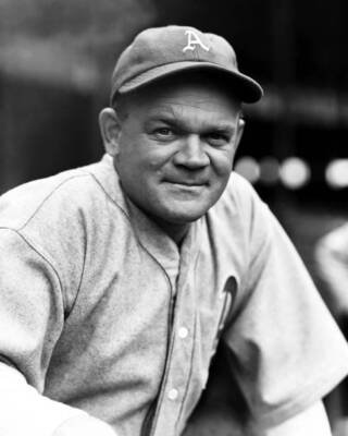 Paul Easterling of the Philadelphia Athletics in 1938 Baseball Old Photo
