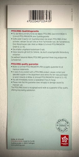 Alicates para uñas Pfeilring 3313G chapados en oro con articulación de regazo - Hechos en Alemania - Imagen 5 de 8
