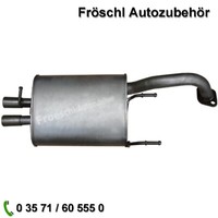 FüR Hyundai Coupe 1.6 2.0 16V Endtopf Auspuff Abgasanlage Hinten A*