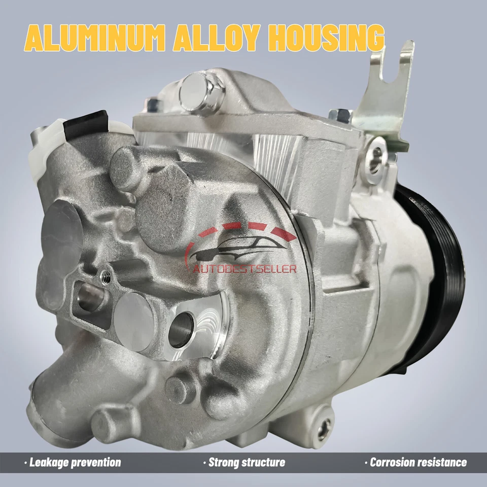 AC Compressor For VW Volkswagen Polo Audi A2 Skoda Seat 6Q0820803G 6Q0820803J Foto 2 de 4