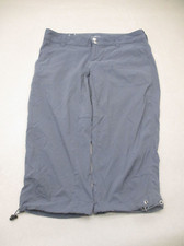 Columbia OMNI-SHIELD Size 6 Womens Gray Zip Fly Pockets Crop Outdoor Pants 177