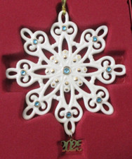 Lenox Ornament---2025---Gemmed Snowflake---4.25"---New in Box