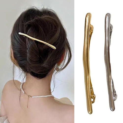11 Cm Strisce Di Metallo Semplici Barrette Clip Per Capelli Clip A Molla .
