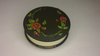 advertising tape measure Thorlight Dunker Carpet St. Louis, Mo roses on front