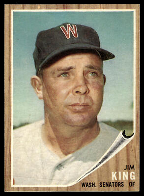 1962 Topps Jim King #42 Washington Senators