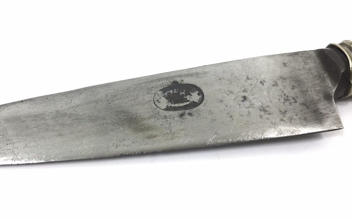 Argentina Alpaca Gaucho Knife With Sheath Argentine JU-CA early 1900s 2308-SX