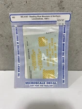 Microscale MC-4167 Reading and Northern Diesels 1991+ New