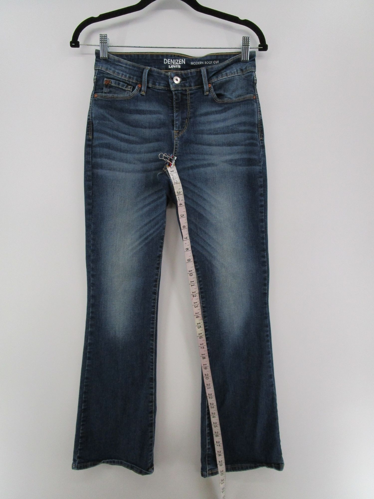 Levis Denizen Womens 2 Modern Bootcut Jeans Denim Gem