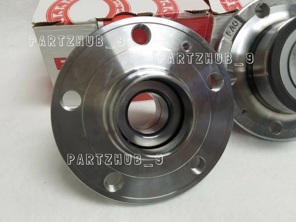 Juego de pares de 2 cojinetes de rueda traseros FAG y kit de buje para Audi A3 Q3 TT VW Beetle CC Foto 3 de 4