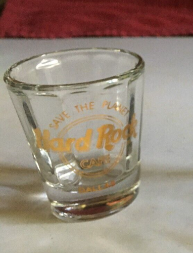 Hard Rock Cafe Dallas Shot Glass - Save The Planet - Picture 2 of 2