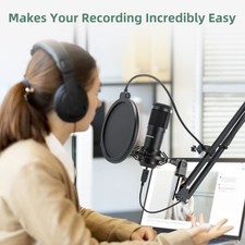 SUDOTACK Professional 192Khz/24Bit Studio Cardioid Condenser Mic Kit