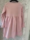 HANNA ANDERSSON 12 Days of Christmas dress Size 150 US Size 12 Xmas pink EUC — photo 5