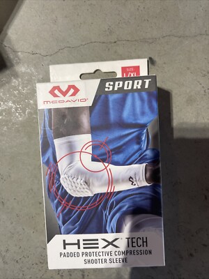 McDavid Elbow and Arm Compression Sleeve with HEX padding SIZE L/XL 1 Pack