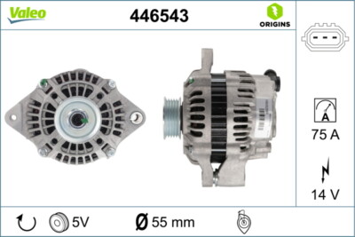 Valeo 446543 Alternator for Opel, Suzuki, Vauxhall