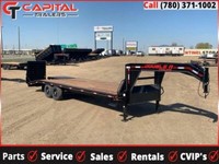 2021 Double A Trailers RENTAL Gooseneck HighBoy Trailer 102in.x26' 14000GV