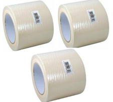 3 X ProDec 50m Metre Masking Tape, Thickness 100mm 4" Painting VAT 3 ROLLS 