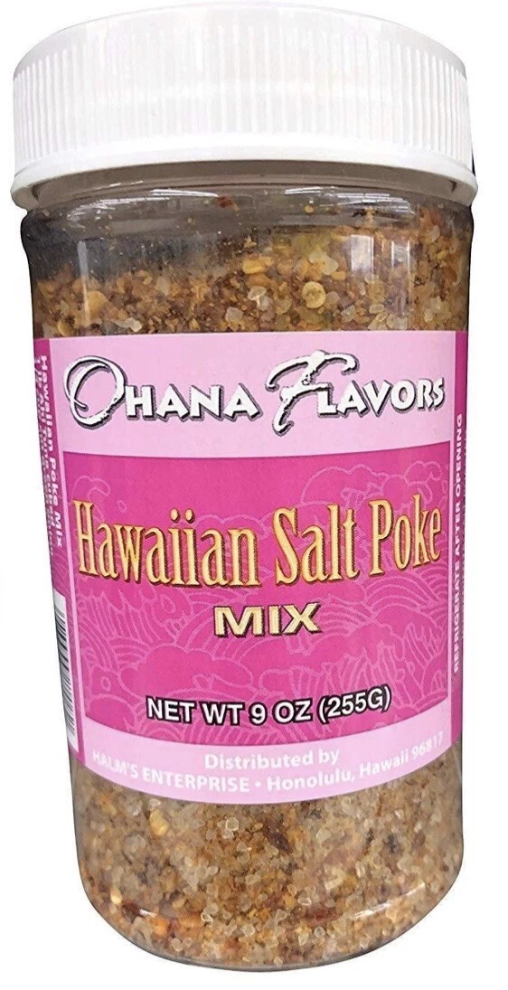 Ohana Flavors Hawaiian Salt Poke Mix 9 Oz. (Pack Of 5 Bottles)