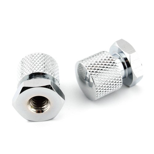 2PCS Moto posto a sedere Bullone Vite Dado Per Harley Street Road Glide Fatbob - Picture 4 of 10