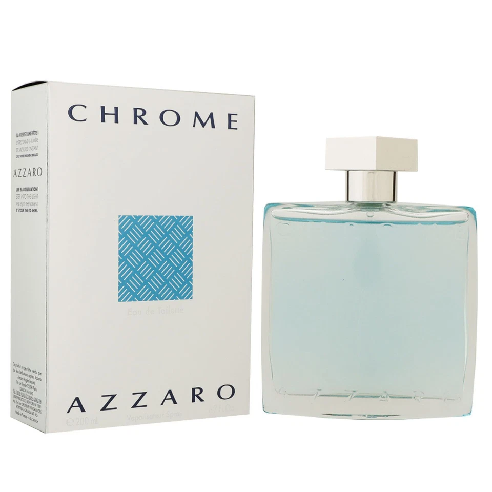 Azzaro Chrome 200 ml Eau de Toilette EDT Herrenduft Herren Duft - Bild 2 von 2